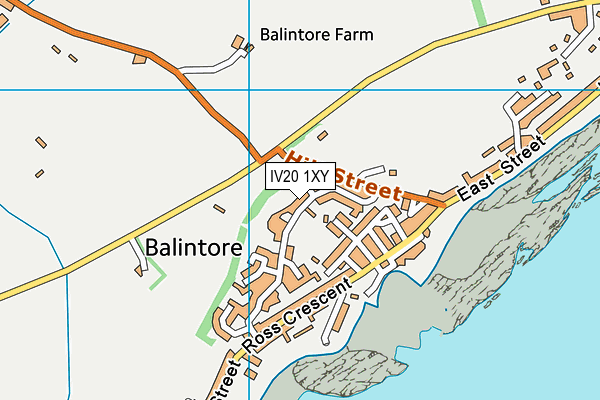 IV20 1XY map - OS VectorMap District (Ordnance Survey)