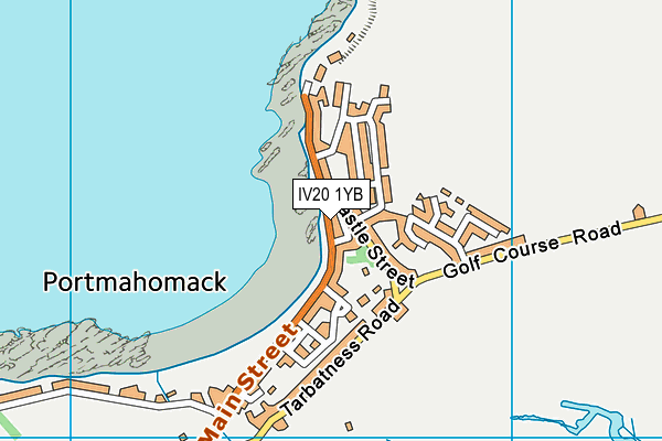 IV20 1YB map - OS VectorMap District (Ordnance Survey)