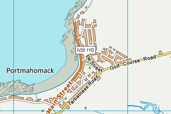 IV20 1YD map - OS VectorMap District (Ordnance Survey)