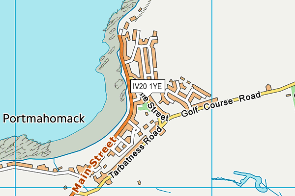 IV20 1YE map - OS VectorMap District (Ordnance Survey)