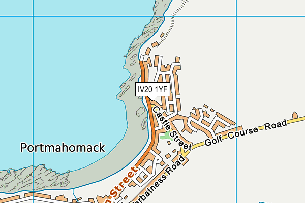 IV20 1YF map - OS VectorMap District (Ordnance Survey)