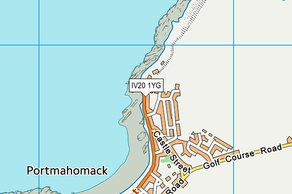 IV20 1YG map - OS VectorMap District (Ordnance Survey)