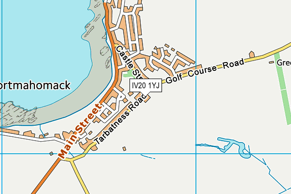 IV20 1YJ map - OS VectorMap District (Ordnance Survey)