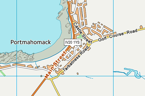 IV20 1YS map - OS VectorMap District (Ordnance Survey)