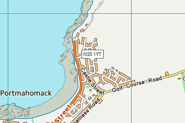 IV20 1YT map - OS VectorMap District (Ordnance Survey)