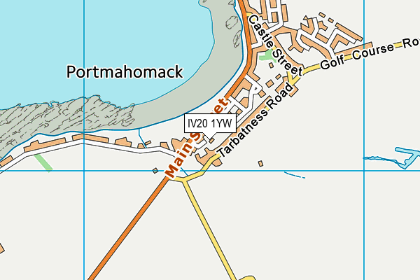 IV20 1YW map - OS VectorMap District (Ordnance Survey)