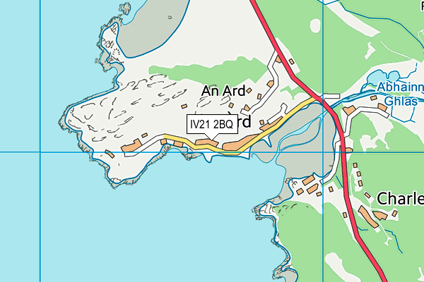 IV21 2BQ map - OS VectorMap District (Ordnance Survey)