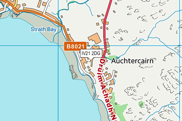 IV21 2DG map - OS VectorMap District (Ordnance Survey)