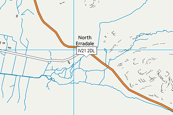 IV21 2DL map - OS VectorMap District (Ordnance Survey)