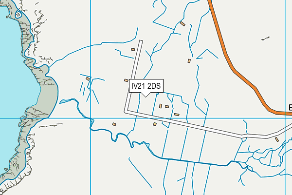 IV21 2DS map - OS VectorMap District (Ordnance Survey)