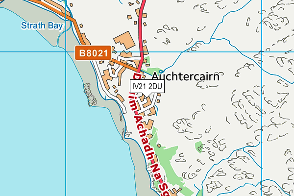 IV21 2DU map - OS VectorMap District (Ordnance Survey)