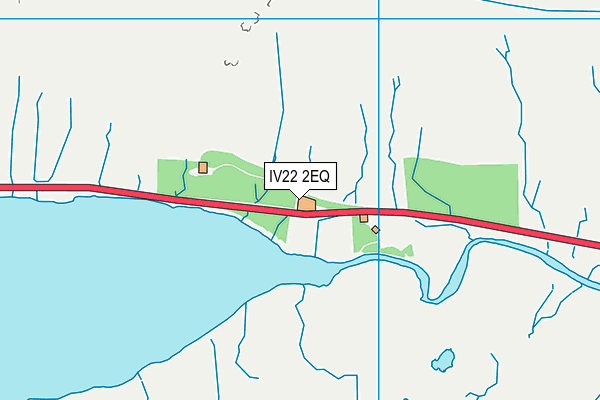 IV22 2EQ map - OS VectorMap District (Ordnance Survey)