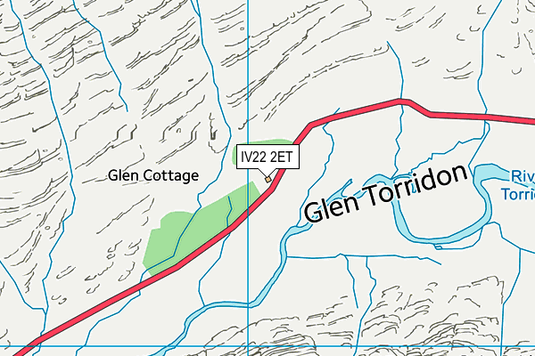 IV22 2ET map - OS VectorMap District (Ordnance Survey)