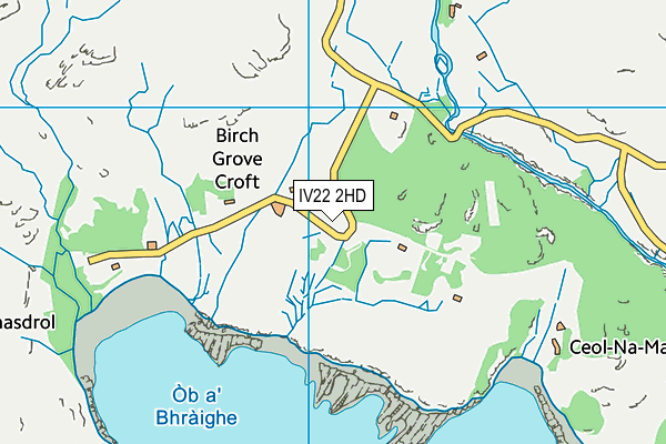 IV22 2HD map - OS VectorMap District (Ordnance Survey)