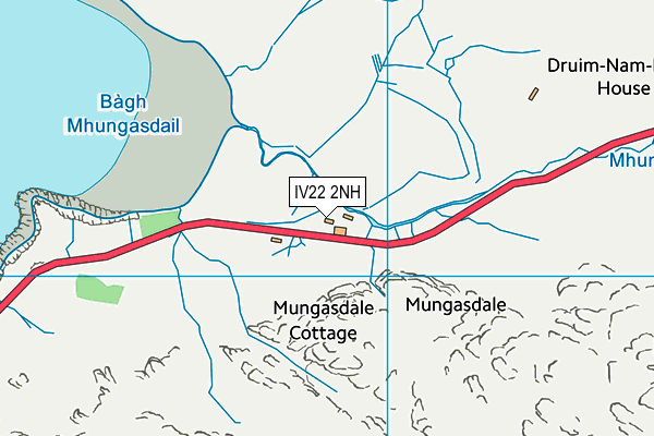 IV22 2NH map - OS VectorMap District (Ordnance Survey)