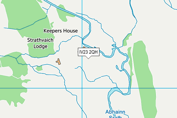 IV23 2QH map - OS VectorMap District (Ordnance Survey)