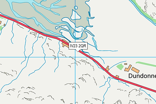 IV23 2QR map - OS VectorMap District (Ordnance Survey)