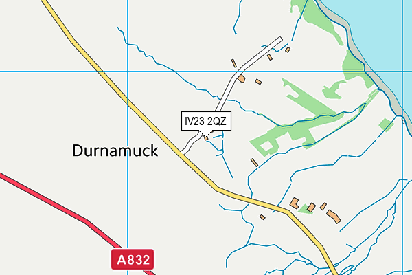 IV23 2QZ map - OS VectorMap District (Ordnance Survey)