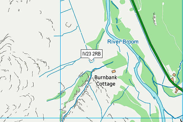 IV23 2RB map - OS VectorMap District (Ordnance Survey)