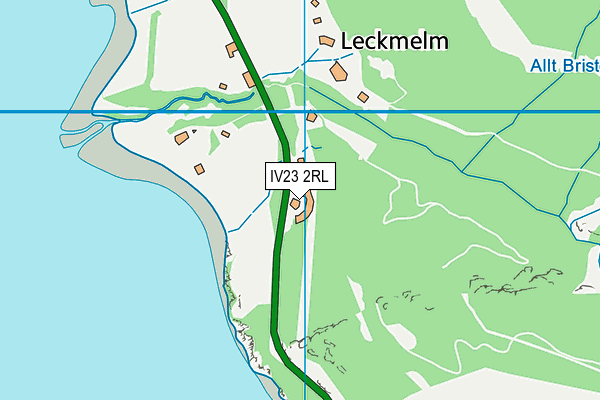 IV23 2RL map - OS VectorMap District (Ordnance Survey)