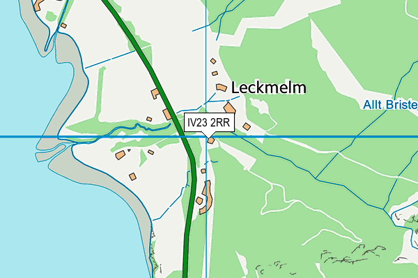 IV23 2RR map - OS VectorMap District (Ordnance Survey)