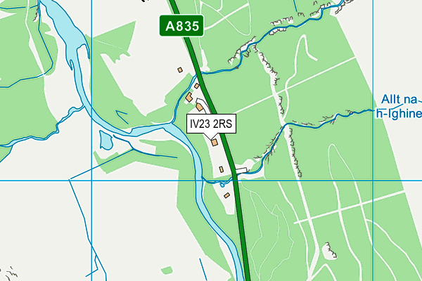 IV23 2RS map - OS VectorMap District (Ordnance Survey)
