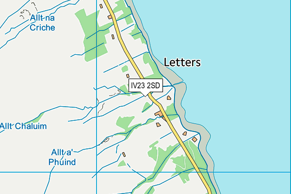 IV23 2SD map - OS VectorMap District (Ordnance Survey)