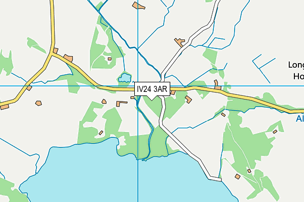 IV24 3AR map - OS VectorMap District (Ordnance Survey)