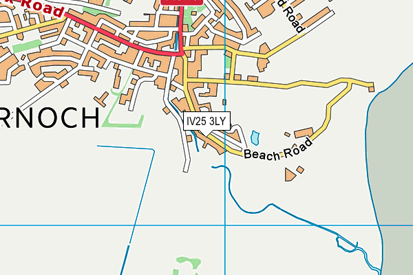 IV25 3LY map - OS VectorMap District (Ordnance Survey)