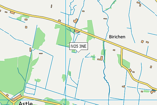 IV25 3NE map - OS VectorMap District (Ordnance Survey)