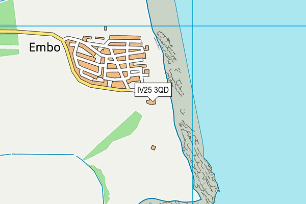 IV25 3QD map - OS VectorMap District (Ordnance Survey)