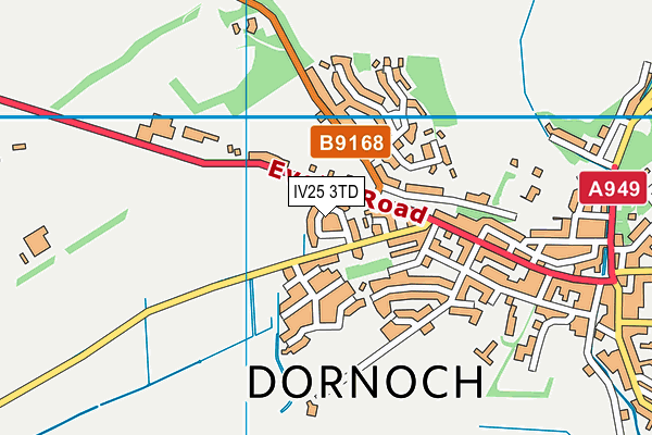 Map of DORNOCH HONEY LTD. at district scale
