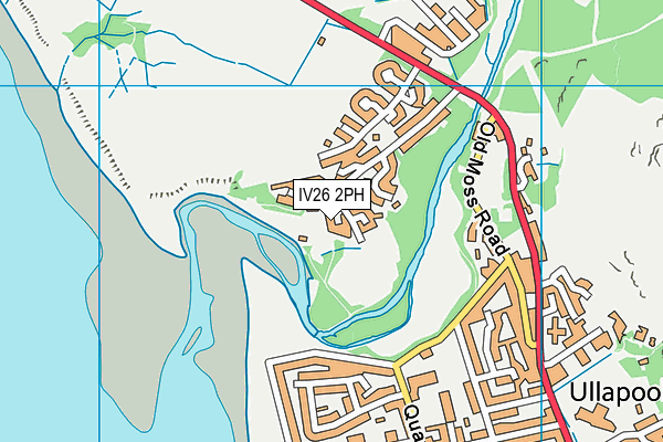 IV26 2PH map - OS VectorMap District (Ordnance Survey)