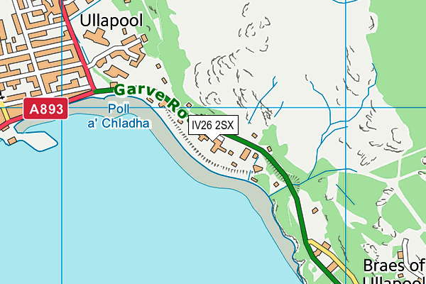 IV26 2SX map - OS VectorMap District (Ordnance Survey)