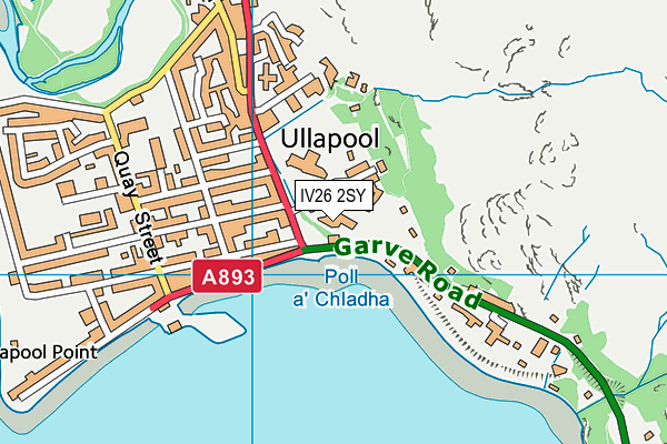 IV26 2SY map - OS VectorMap District (Ordnance Survey)