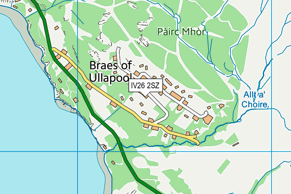 IV26 2SZ map - OS VectorMap District (Ordnance Survey)