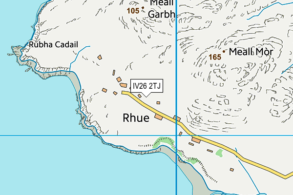 IV26 2TJ map - OS VectorMap District (Ordnance Survey)