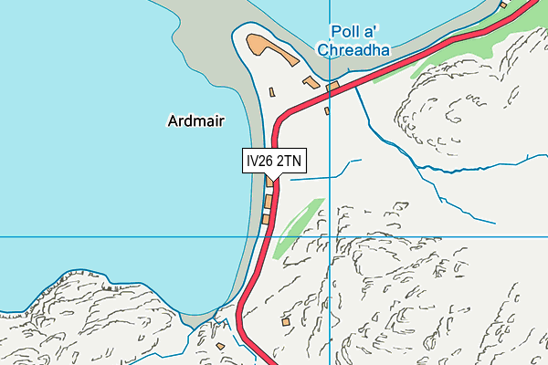 IV26 2TN map - OS VectorMap District (Ordnance Survey)