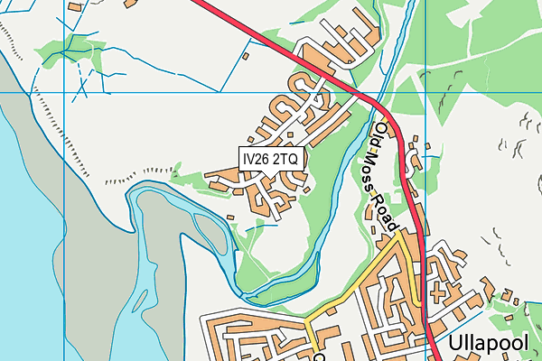IV26 2TQ map - OS VectorMap District (Ordnance Survey)