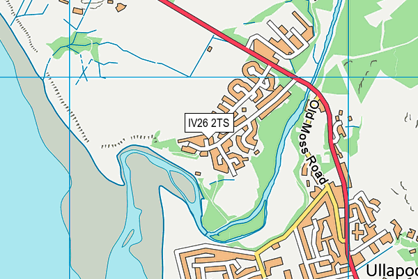 IV26 2TS map - OS VectorMap District (Ordnance Survey)