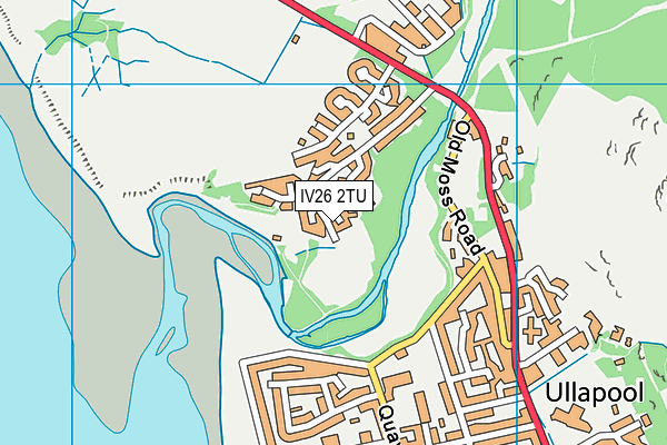 IV26 2TU map - OS VectorMap District (Ordnance Survey)