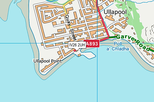 IV26 2UH map - OS VectorMap District (Ordnance Survey)