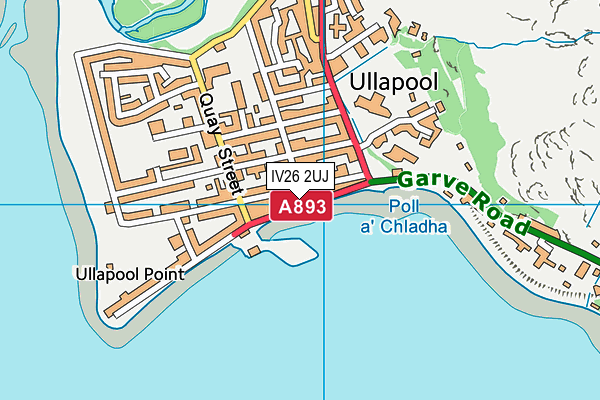 IV26 2UJ map - OS VectorMap District (Ordnance Survey)