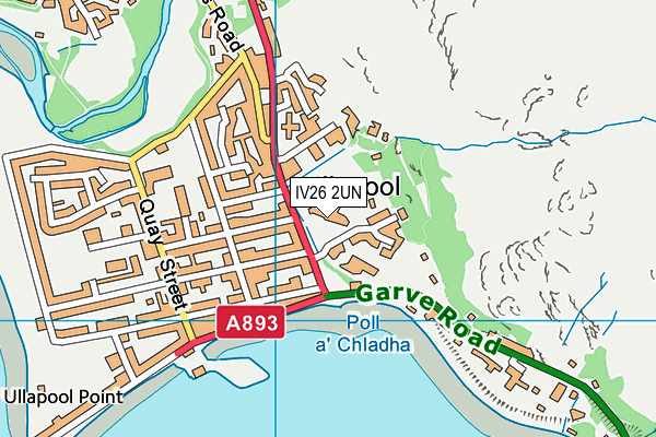 IV26 2UN map - OS VectorMap District (Ordnance Survey)