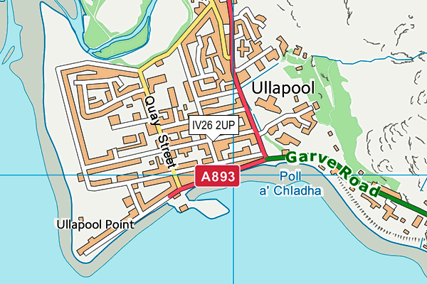 Map of ULLAPOOL CHARTERS LTD at district scale