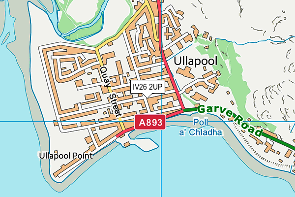 IV26 2UP map - OS VectorMap District (Ordnance Survey)