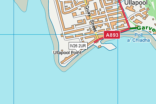 IV26 2UR map - OS VectorMap District (Ordnance Survey)