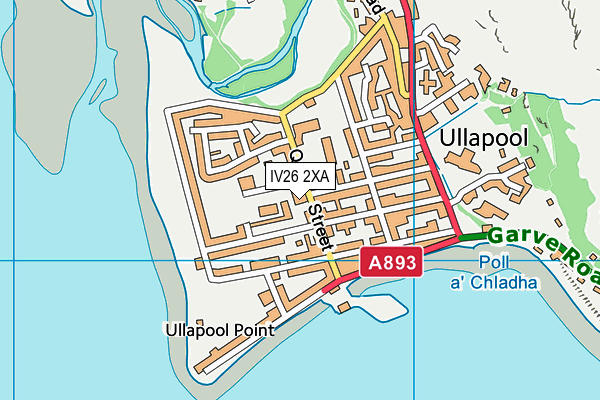 IV26 2XA map - OS VectorMap District (Ordnance Survey)
