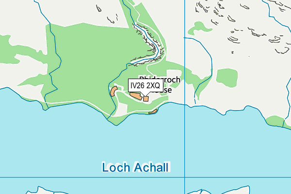 IV26 2XQ map - OS VectorMap District (Ordnance Survey)