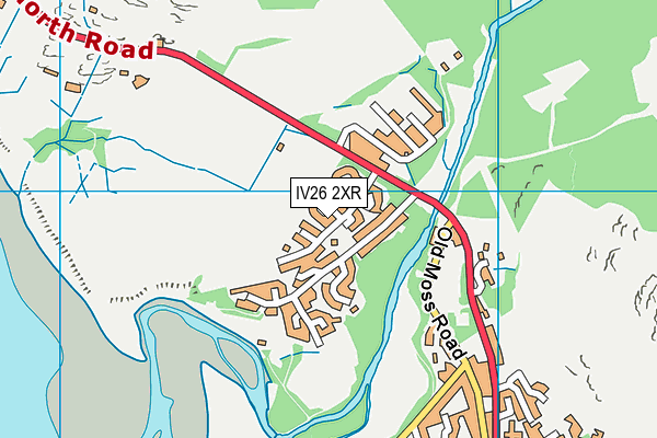 IV26 2XR map - OS VectorMap District (Ordnance Survey)